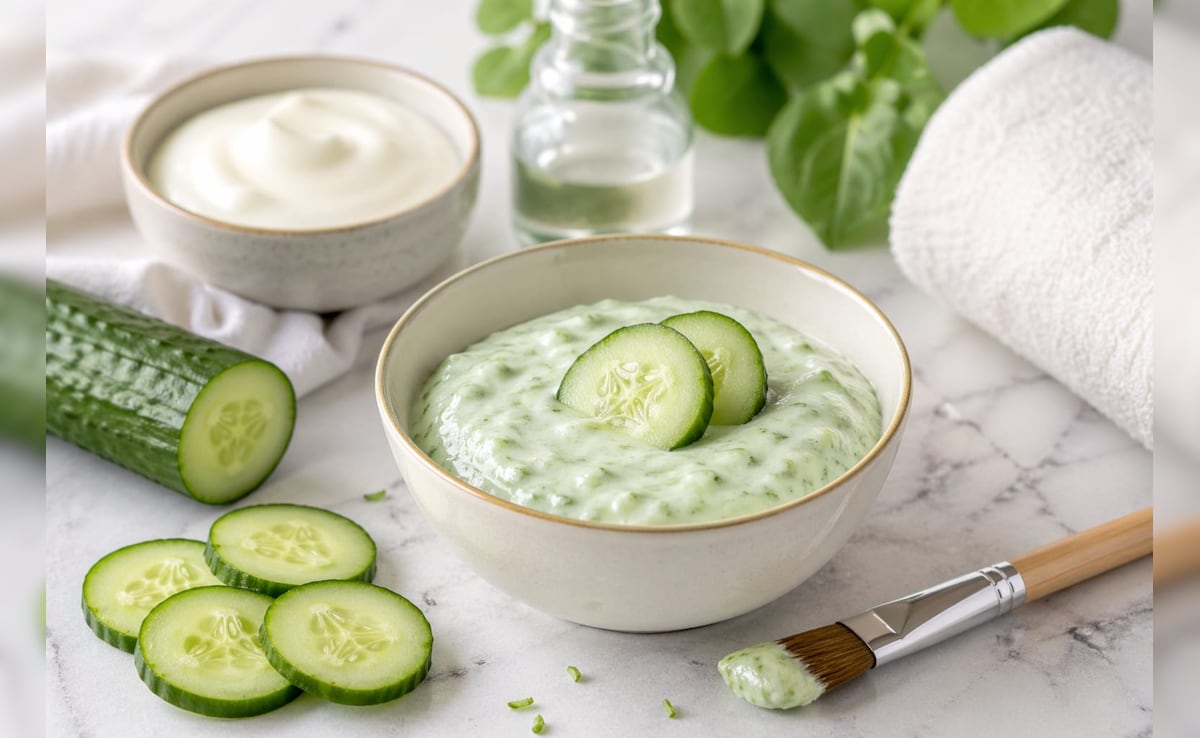 Dahi-Kheera Face Pack: गर्मियों में त्वचा को ठंडक और राहत देने के लिए लगाएं दही और खीरे का फेस पैक, जानें बनाने का तरीका