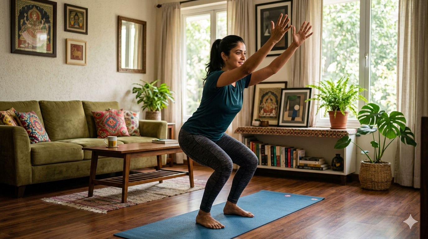 Yoga asanas not only tones your muscles but also improves posture and prevents injuries