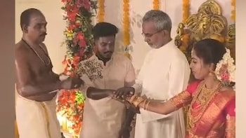 WATCH: Christian Priest Wins Hearts Performing 'Kanyadaan' For Hindu Bride He Raised In Kerala Wedding