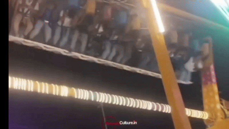 मलमास मेले में बड़ा हादसा , सुनामी झूला से ग&zwj;िरा युवक; वीड&zwj;ियो आया सामने&nbsp;