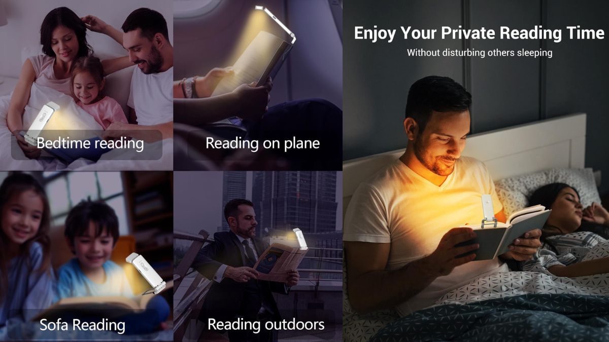 5 Best Clip-On Reading Lights Under ₹1000: These clip-on reading lights are portable and have adjustable brightness.