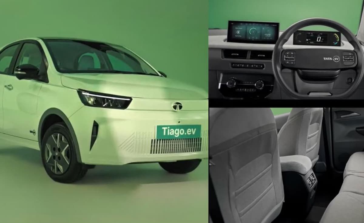 Tata Tiago EV Facelift 2026 का इंटीरियर सामने आया, अब और ज्यादा प्रीमियम दिखेगी इलेक्ट्रिक हैचबैक