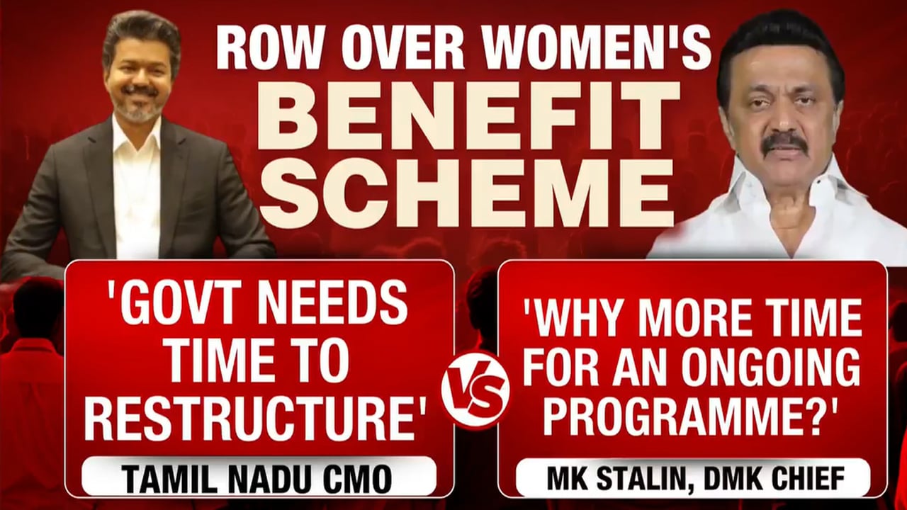 Row Over Women's Scheme As DMK Targets Tamil Nadu Chief Minister Vijay