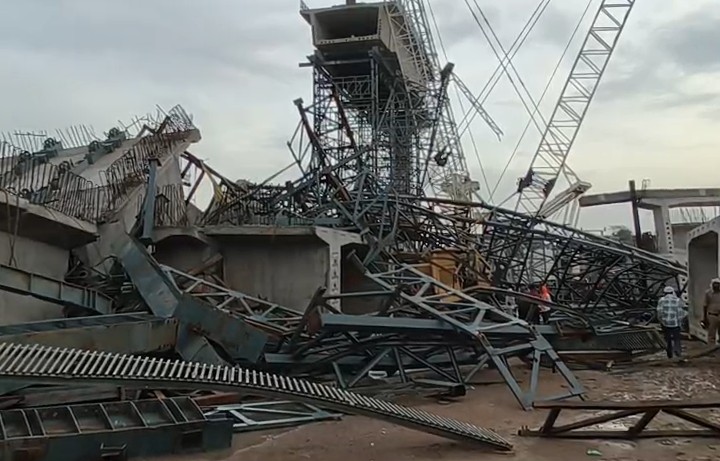 6 Killed, 3 Trapped As Under-Construction Bridge Collapses In UP During Storm