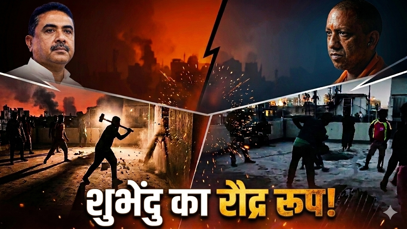 Bengal bulldozer action: शुभेंदु सरकार का कड़ा संदेश! पूरे बंगाल में शुरू हुआ बुलडोजर एक्शन