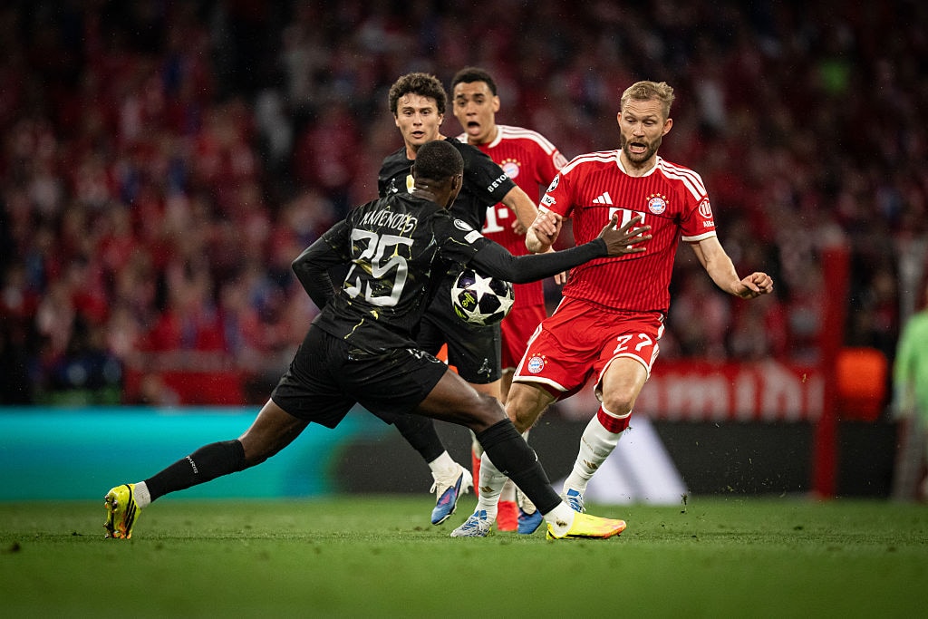 Laimer-Mendes handball Getty