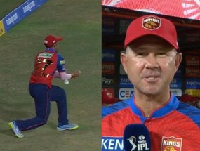 Punjab Kings Star Sets Unwanted Record After Dropping Sitter vs SRH. Ricky Pontings Reaction Says It All