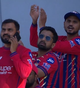 Lucknow Super Giants Staff Member Spotted Using Phone During CSK Clash, Causes Social Media Row