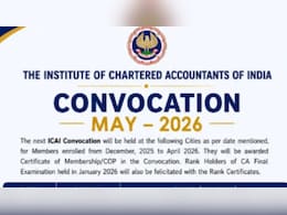 ICAI Convocation May 2026: Date, Cities, And Other Details