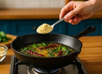 Why Many Indian Cooks Swear By Adding Besan To Tadka