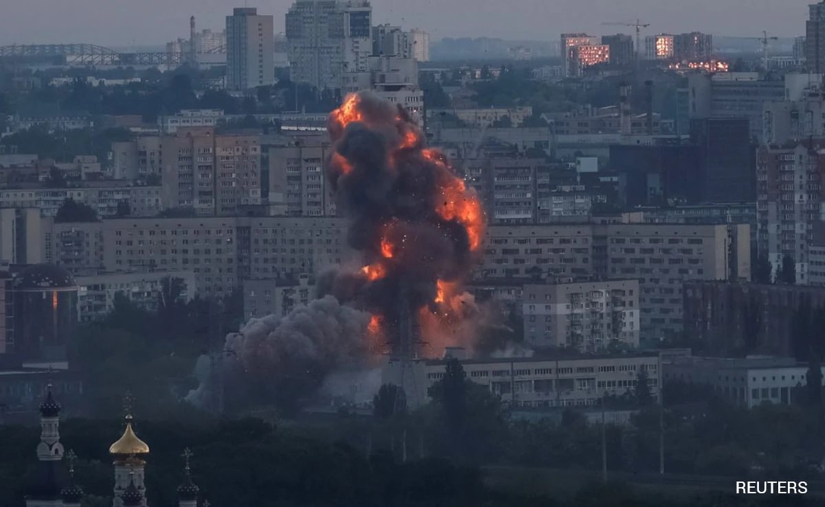 Buildings Shake, People Rush To Shelters As Ballistic Missile Pounds Kyiv