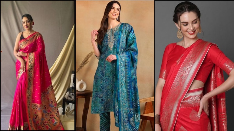 एथनिक कलेक्&zwj;शन में अब लगेगा स्&zwj;टाइल का तड़का, Myntra Sale में Kalini, Mitera Outfit पर आ गया है 80% डिस्&zwj;काउंट