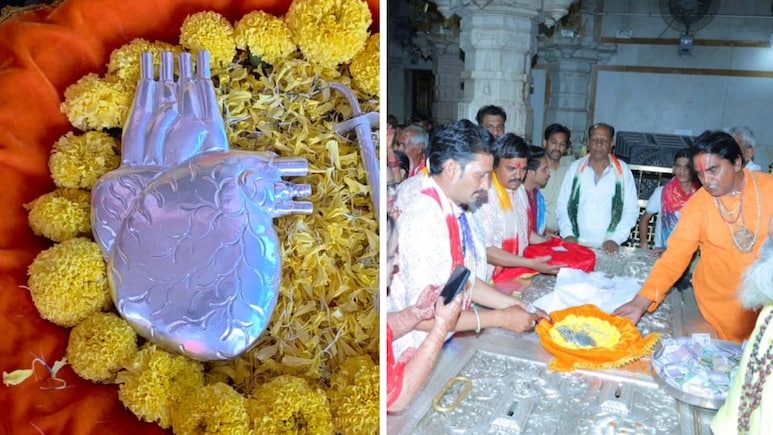हार्ट अटैक से जान बची, तो भक्त ने सांवलिया सेठ को चढ़ाया चांदी का दिल, चर्चा में अनोखा चढ़ावा