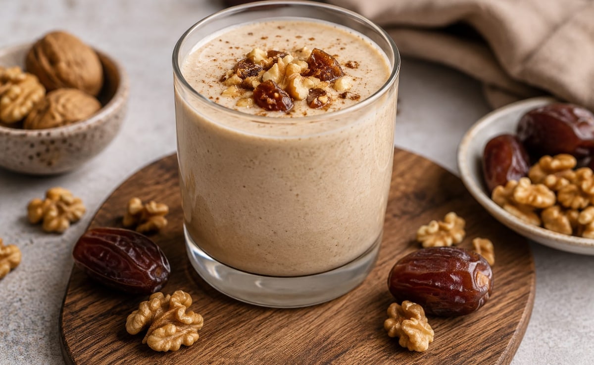 Khajur Walnut Smoothie Recipe: थकान दूर करने से लेकर दिमाग तेज रखने तक, ये हेल्दी स्मूदी बन सकती है आपकी नई फेवरेट