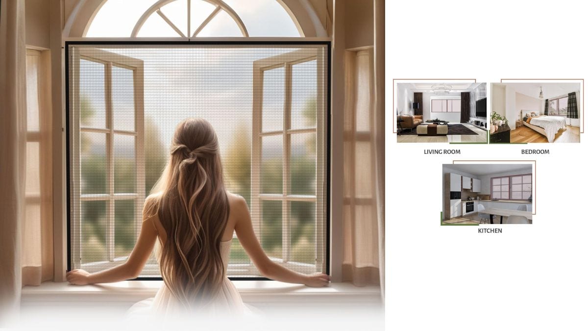 5 Best Insect Mesh Window Screens Under ₹1000: Keep mosquitoes, flies and other airborne insects at bay.