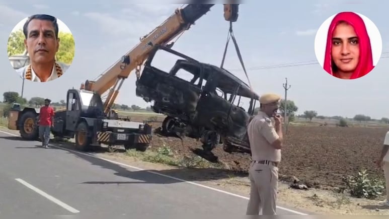 गाड़ी में जिंदा जलने से 10 घंटे पहले कांग्रेस नेता ने मांगी थी पुलिस सुरक्षा, घर में मिलीं खून से सनी ईंटें&nbsp;