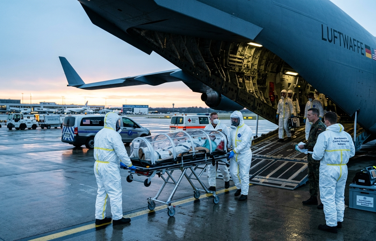 U.S. citizen who contracted Ebola in Congo is on his way to Germany for treatment