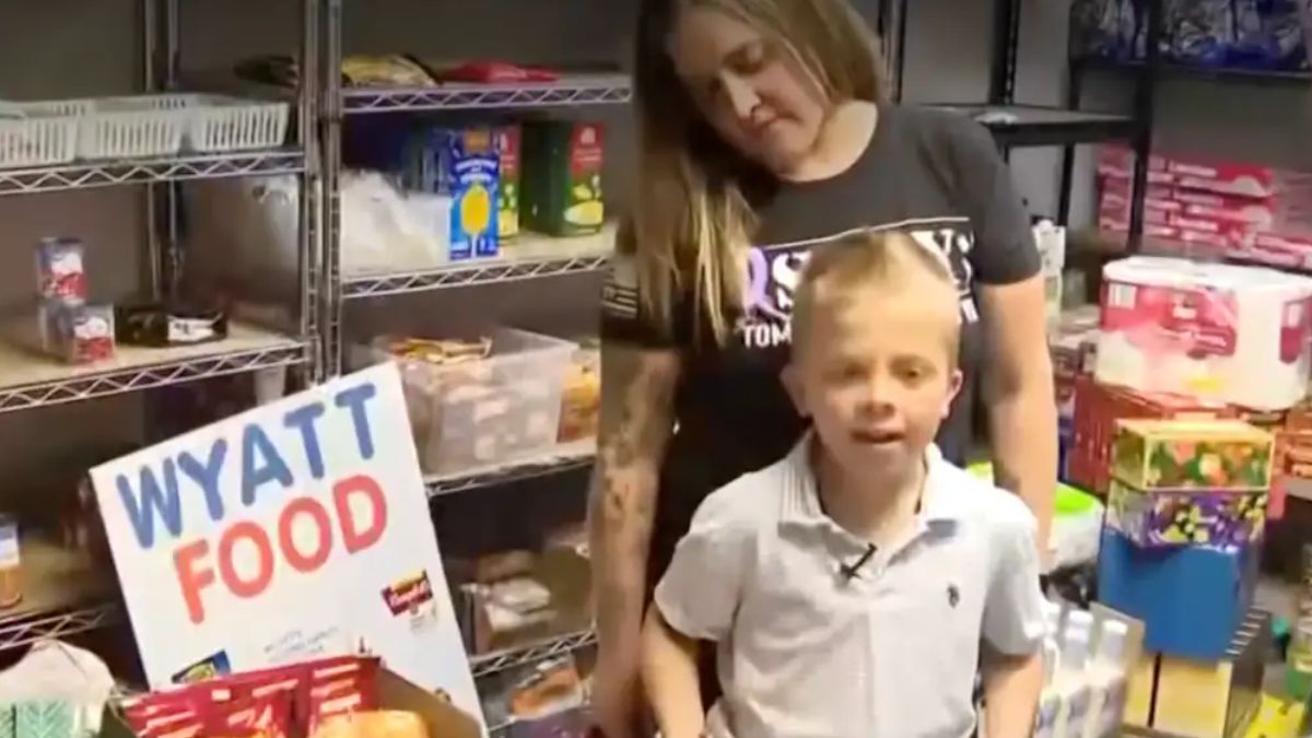 8-Year-Old Michigan Boy Raises $1,700 For Food Pantry After Heartfelt Idea