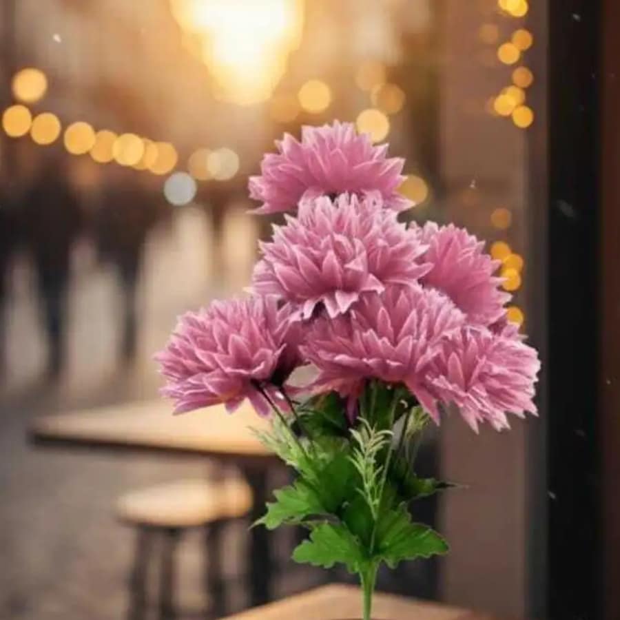 Click here to buy: GudiyaEnt Pink Artificial Flower (12 inch, Pack of 1)