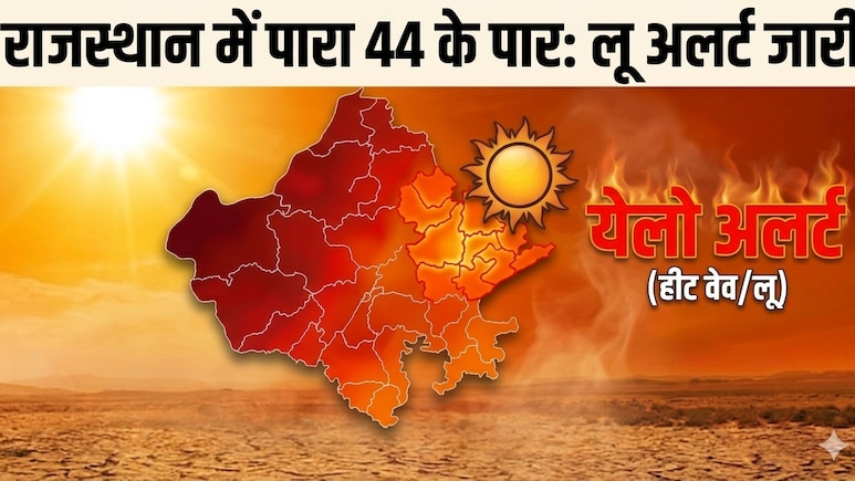 गर्मी से झुलस रहा राजस्थान, 44 डिग्री के पार पहुंचा पारा; मौसम विभाग ने 48 घंटों के लिए जारी किया लू का अलर्ट