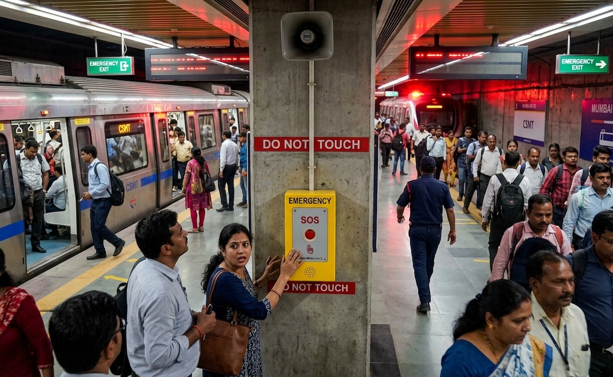 मुंबई मेट्रो: यात्री की एक गलती से दब गया इमरजेंसी बटन और गूंजने लगी 'स्टेशन खाली करो', फिर जो मची अफरा-तफरी