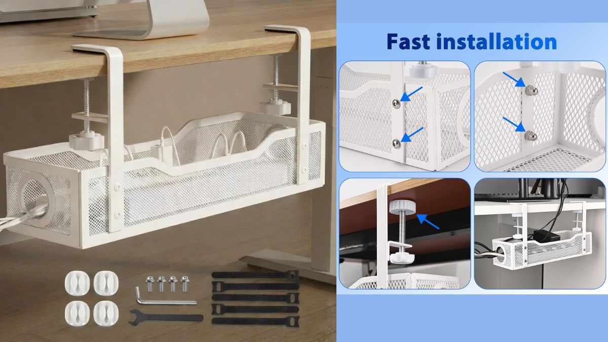 5 Best Cable Organisers For Desk Setup Under ₹1500: Get rid of tangled wires permanently. 5 Best Cable Organisers For Desk Setup Under ₹1500: Get rid of tangled wires permanently.