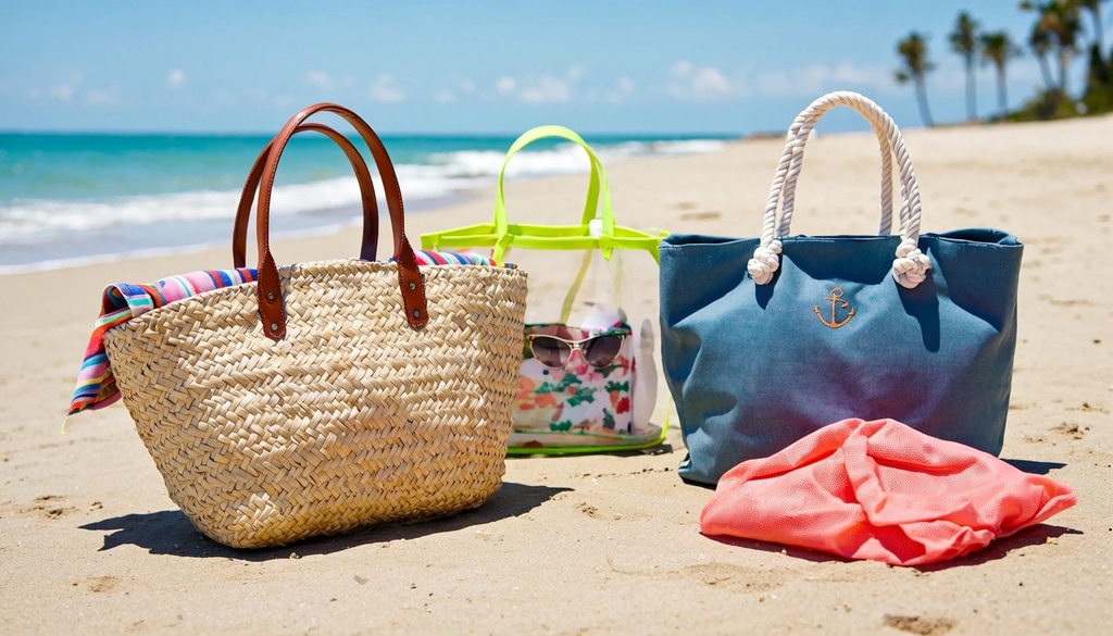 Simplify your summer day by choosing the right bag to carry towels, sunscreen, and water.