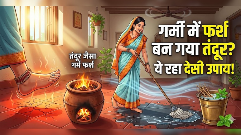 गर्मियों में फर्श को ठंडा रखने का देसी जुगाड़! बस करना होगा ये काम, फिर देखें कमाल!