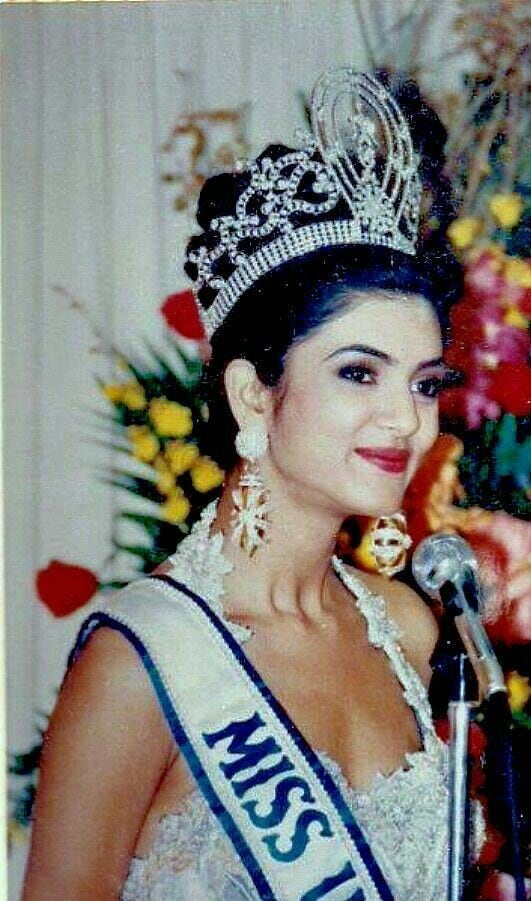 Sushmita Sen after winning the Miss Universe title Sushmita Sen after winning the Miss Universe title