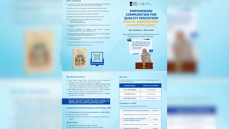 Dharmendra Pradhan Releases SMC Guidelines 2026 To Strengthen School Governance And Education Quality