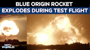 Jeff Bezos News | Rocket Belonging To Bezos' Blue Origin Explodes During Test At Launch Pad: Video