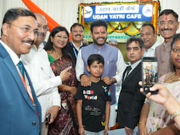 Civil Aviation Minister Ram Mohan Naidu Inaugurated UDAN Yatri Cafe At Ranchi Airport, Enjoyed Rs 10 Chai