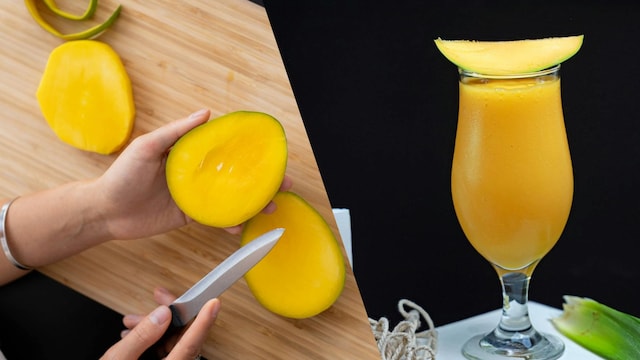 Slices of mangoes and mango shake have different impacts on your gut