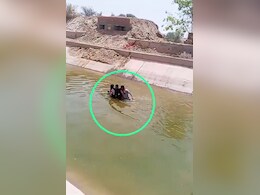 बीकानेर: पुलिस को देखते ही नहर में कूदा शातिर चोर, कांस्टेबल ने छलांग लगाकर दबोचा; Video