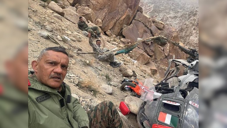 Three Indian Army Officers Escape Injury After Cheetah Helicopter Crashes In Ladakh