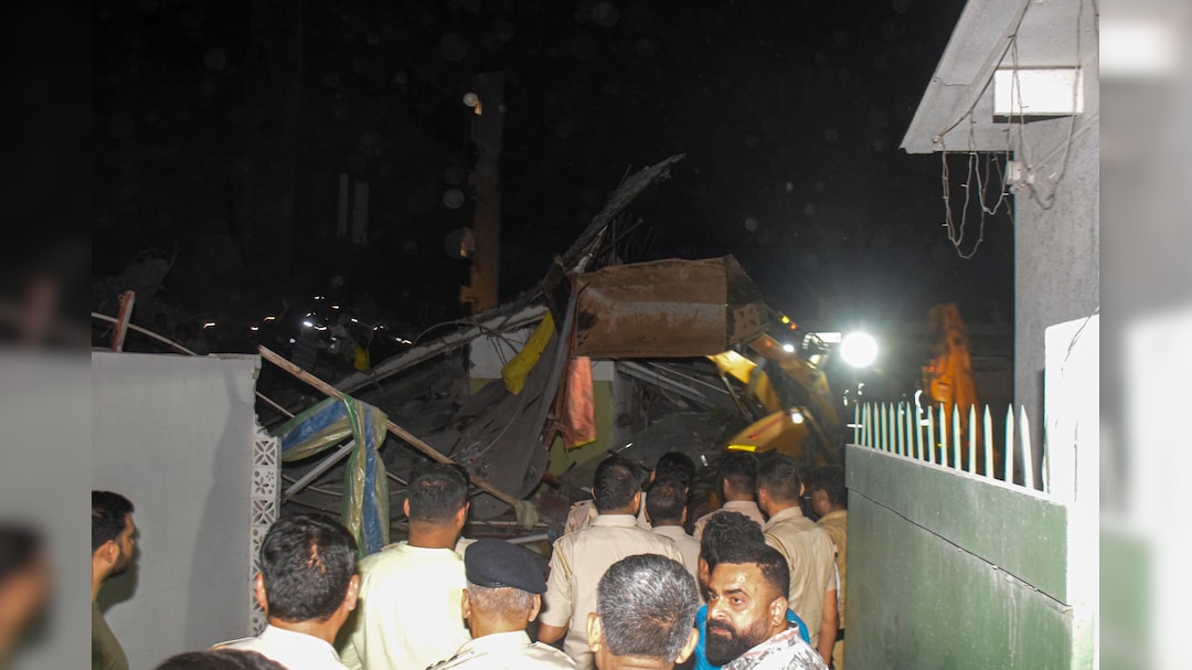 Delhi: Three-Storey Commercial Building Reduced To Rubble; 12 Rescued As Search Continues