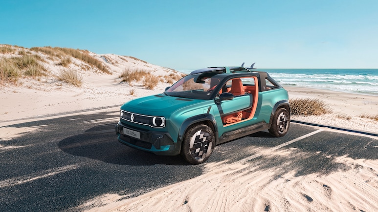 Renault 4 JP4x4 Is A Compact Beach Ready Electric SUV Concept