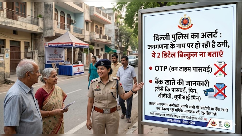 द&zwj;िल्&zwj;ली पुल&zwj;िस का अलर्ट : जनगणना के नाम पर हो रही है ठगी,  ये 2 ड&zwj;िटेल ना बताएं वरना बैंक हो जाएगा खाली