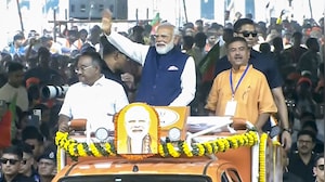 PM Modi Holds Roadshow Ahead Of Bengal CM Oath At Brigade Parade Ground