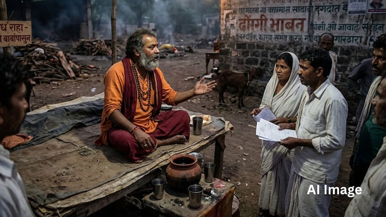 नासिक में एक और ढोंगी बाबा,  श्मशान में पशु बलि देकर पिलाता था शराब, मौत का डर दिखाकर हड़पे लाखों रुपये