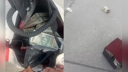 Video: Bags Of Rs 500 Note Bundles Thrown From Mohali Flat During Raid