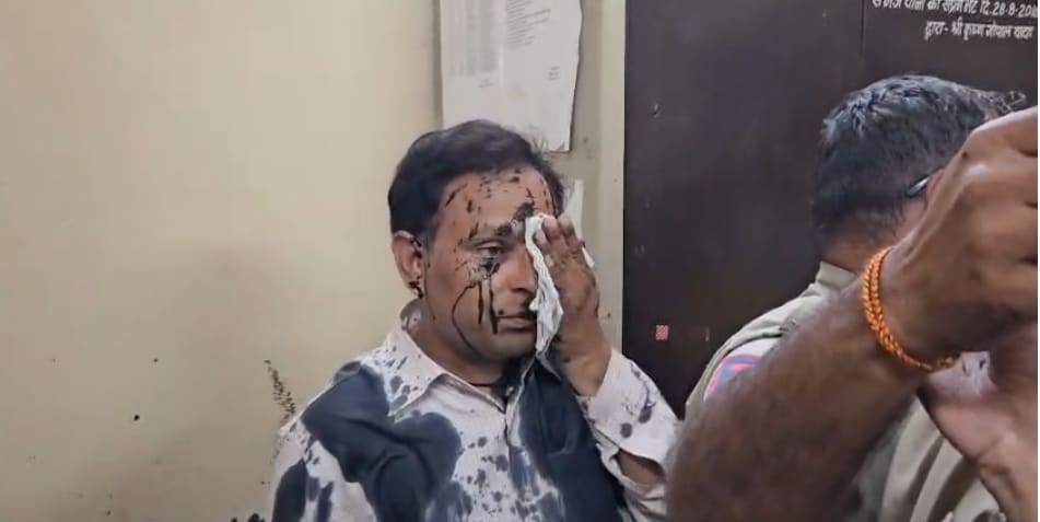 कांग्रेस नेता को हिरासत में लाया गया था