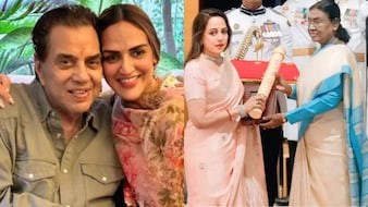 'Handsome In Blue Suit': Esha Deol Imagines Dharmendra With Padma Vibhushan