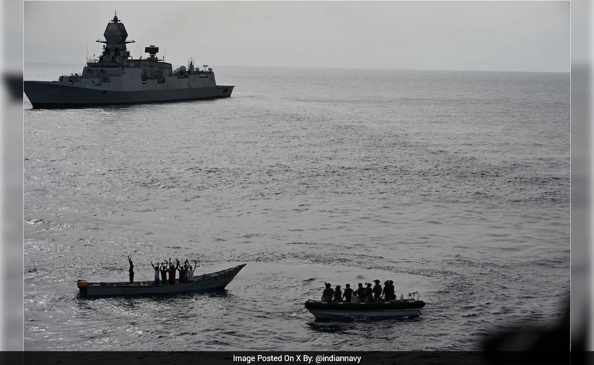 Navy Foils Piracy Attempt In Indian Ocean, Saves Merchant Ship