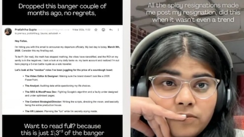 कंपनीत राजीनामा देण्याआधी 'हा' व्हिडीओ नक्की पाहा, Gen Z तरुणीनं 'असा' पेपर टाकला, कॉर्पोरेट जगात मोठी चर्चा