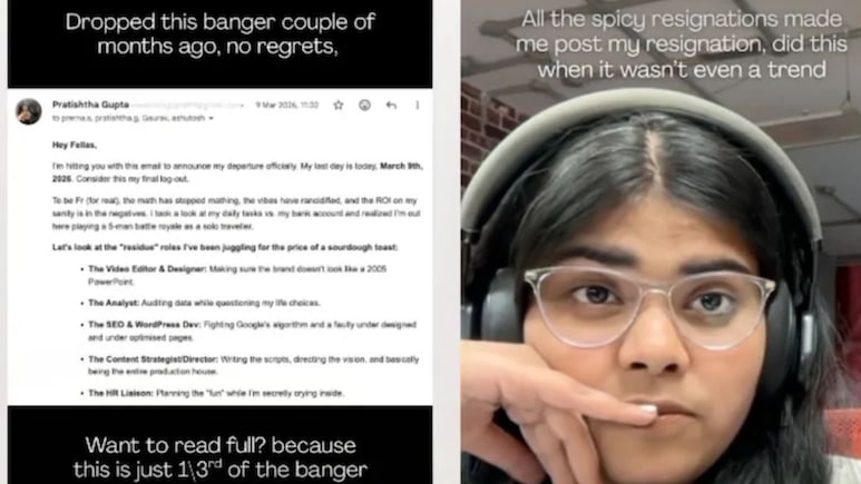 कंपनीत राजीनामा देण्याआधी 'हा' व्हिडीओ नक्की पाहा, Gen Z तरुणीनं 'असा' पेपर टाकला, कॉर्पोरेट जगात मोठी चर्चा