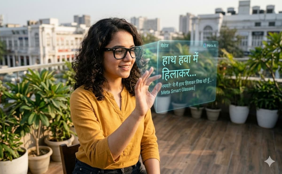 Meta स्मार्ट ग्लासेस का जादू: अब हवा में हाथ हिलाएं और खुद-ब-खुद टाइप हो जाएगा मैसेज!