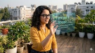 Meta स्मार्ट ग्लासेस का जादू: अब हवा में हाथ हिलाएं और खुद-ब-खुद टाइप हो जाएगा मैसेज!