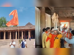 भोजशाला में पूजा-पाठ अनुष्ठान कर स्थापित की मां वाग्देवी की प्रतिमा, कोर्ट के फैसले के बाद बदला हुआ है नजारा