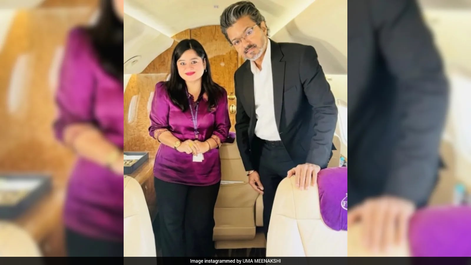 Tamil Nadu Chief Minister Vijay's In-Flight Photo With Air Hostess Wins ...